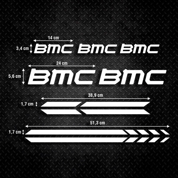 Pegatinas: Set 7X para bici BMC