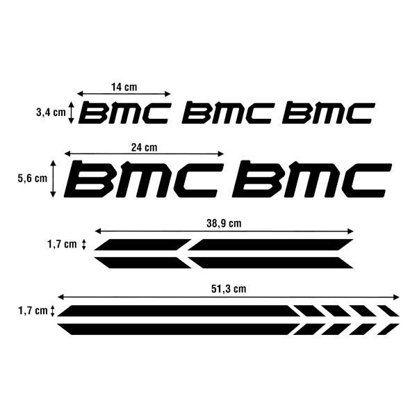 Pegatinas: Set 7X para bici BMC