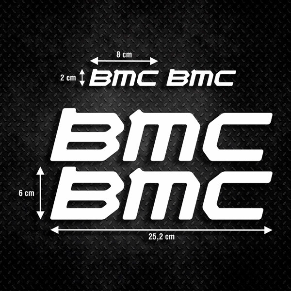 Pegatinas: Set 4X para bici BMC