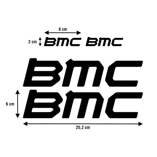 Pegatinas: Set 4X para bici BMC