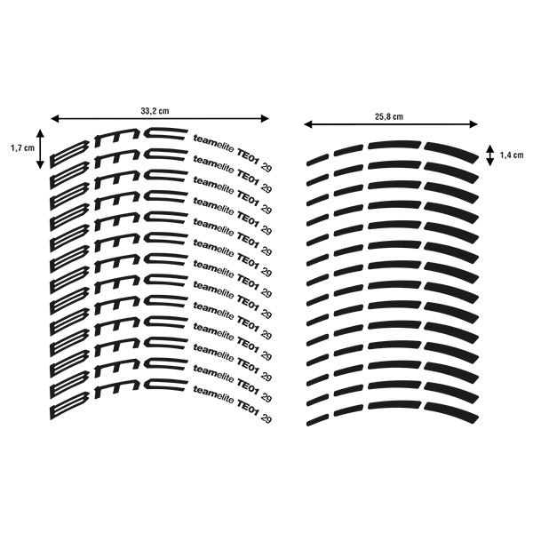 Pegatinas: Set 27X BMC para rueda