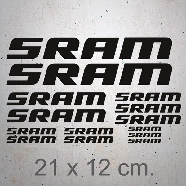 Pegatinas: Set 14X Sram