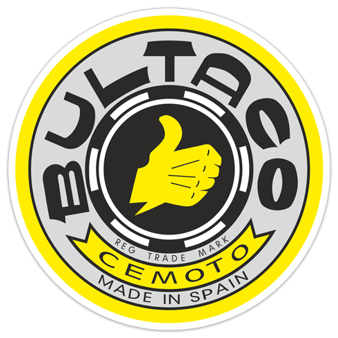Pegatinas: Logo Bultaco Amarillo 0