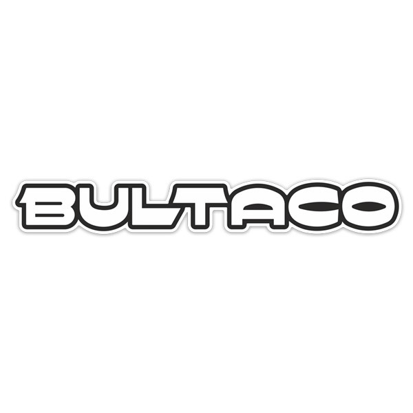 Pegatinas: Logo Bultaco en Estilo Deportivo