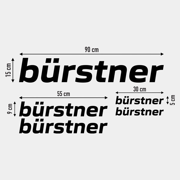 Vinilos autocaravanas: Kit Bürstner
