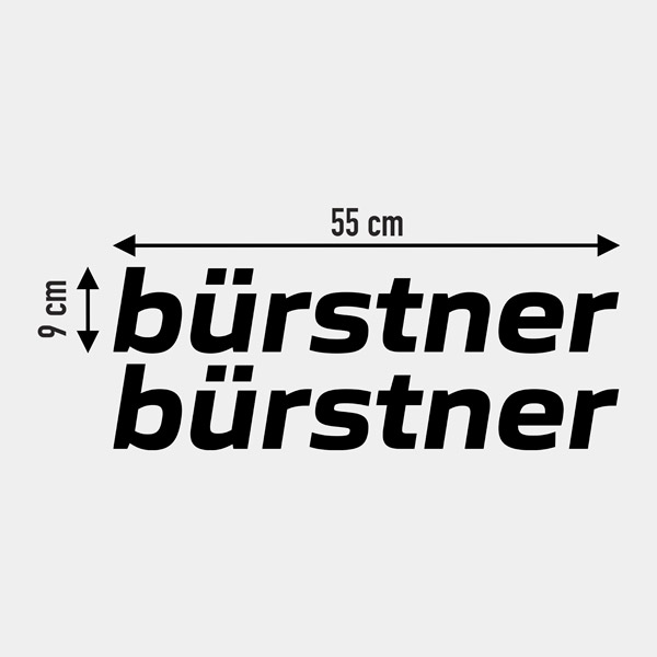 Vinilos autocaravanas: Bürstner 3