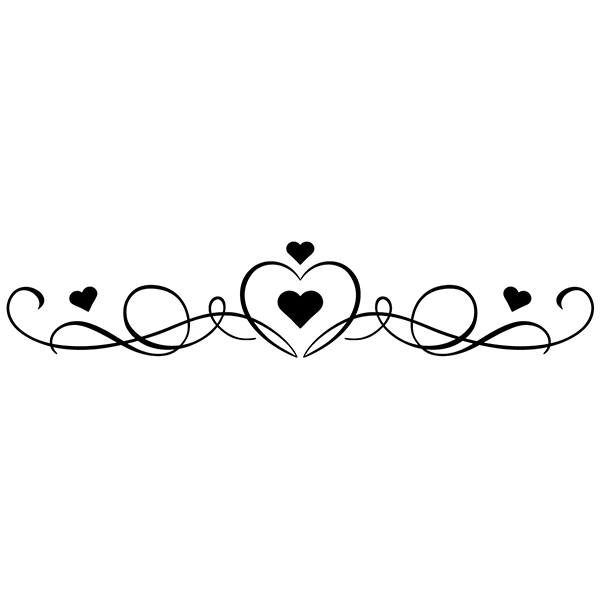 Vinilos Decorativos: Cabecero de Corazones