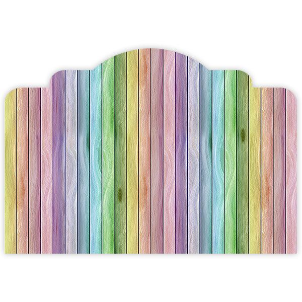 Vinilos Decorativos: Cabecero Arcoíris