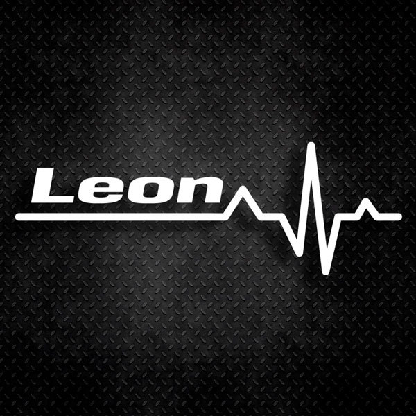 Pegatinas: Cardiograma Seat Leon