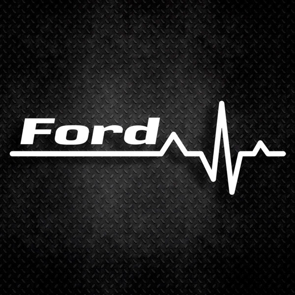 Pegatinas: Cardiograma Ford