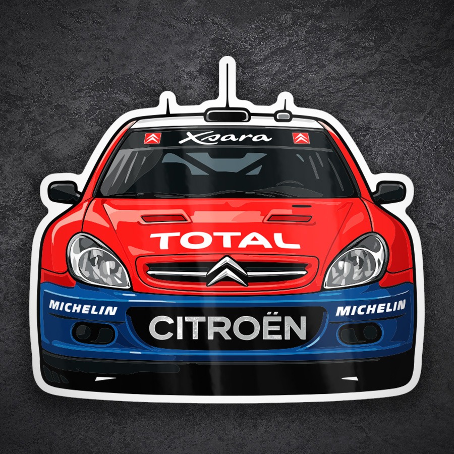 Pegatinas: Coche Citroën Xsara Rally