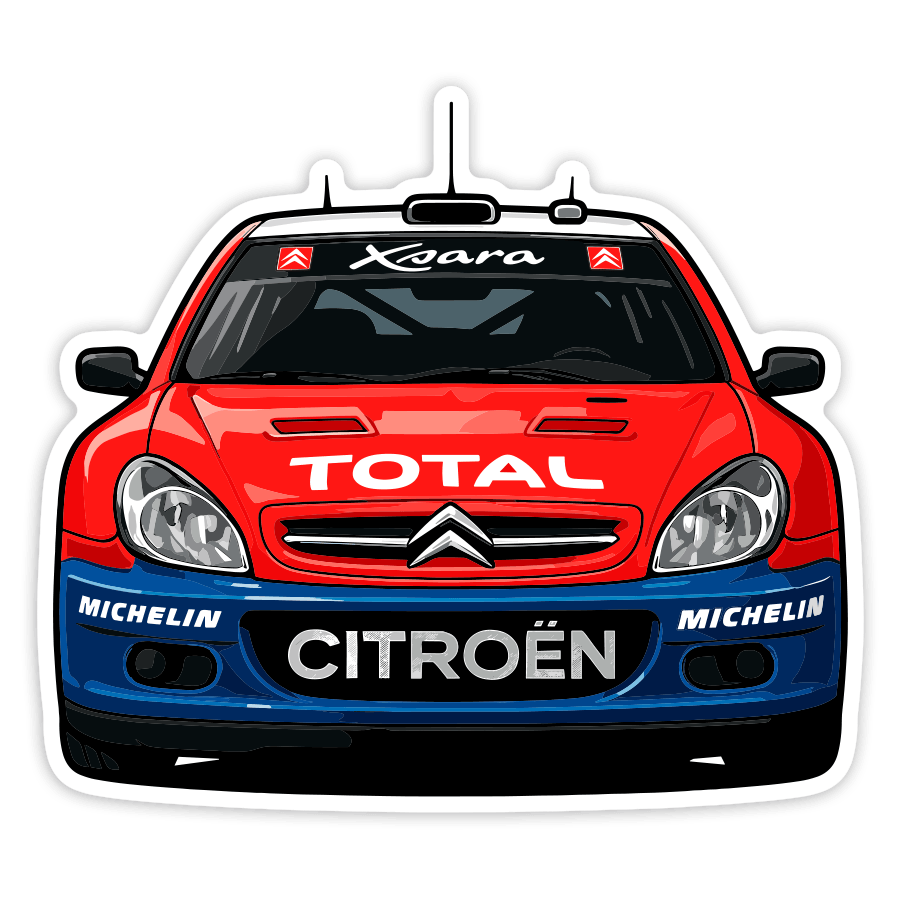 Pegatinas: Coche Citroën Xsara Rally