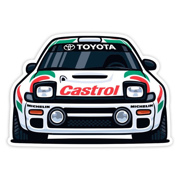 Pegatinas: Coche Toyota Celica Castrol Rally