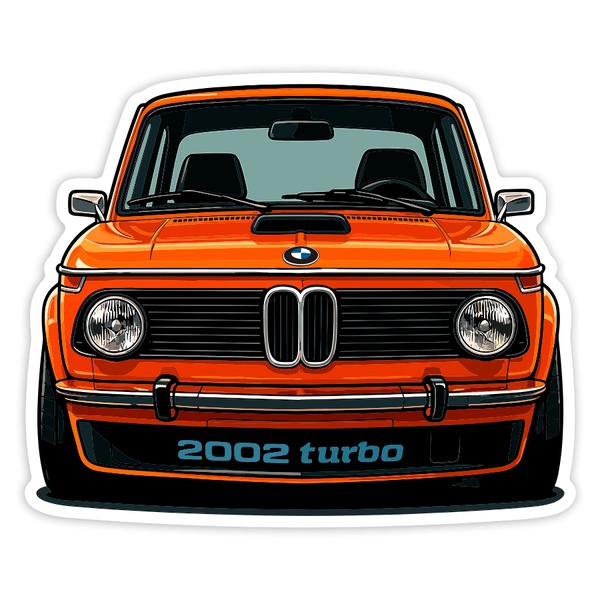 Pegatinas: Coche BMW 2002 Turbo
