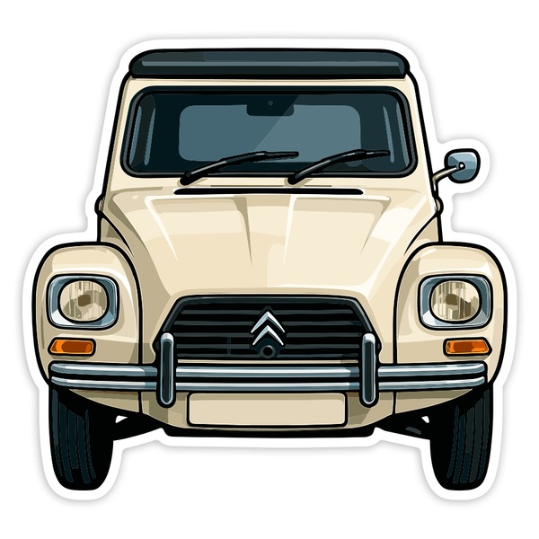 Pegatinas: Coche Citroën Dyane