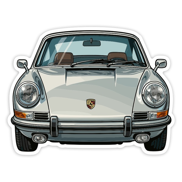 Pegatinas: Coche Porsche 911 Clásico