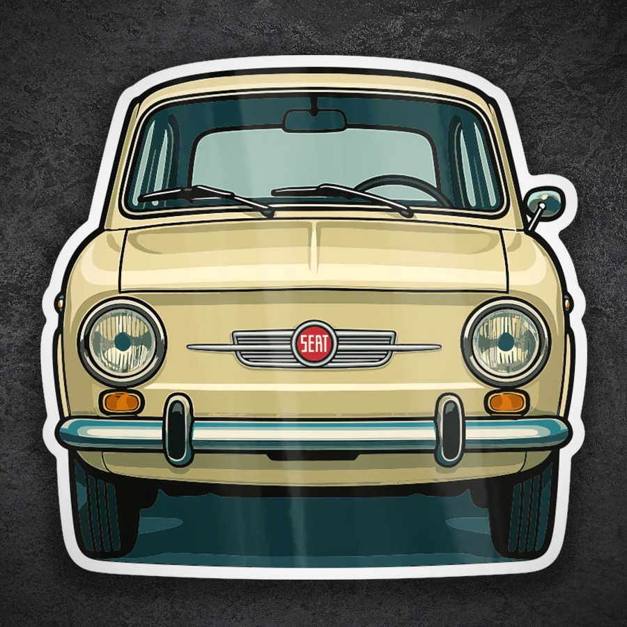 Pegatinas: Coche SEAT 850