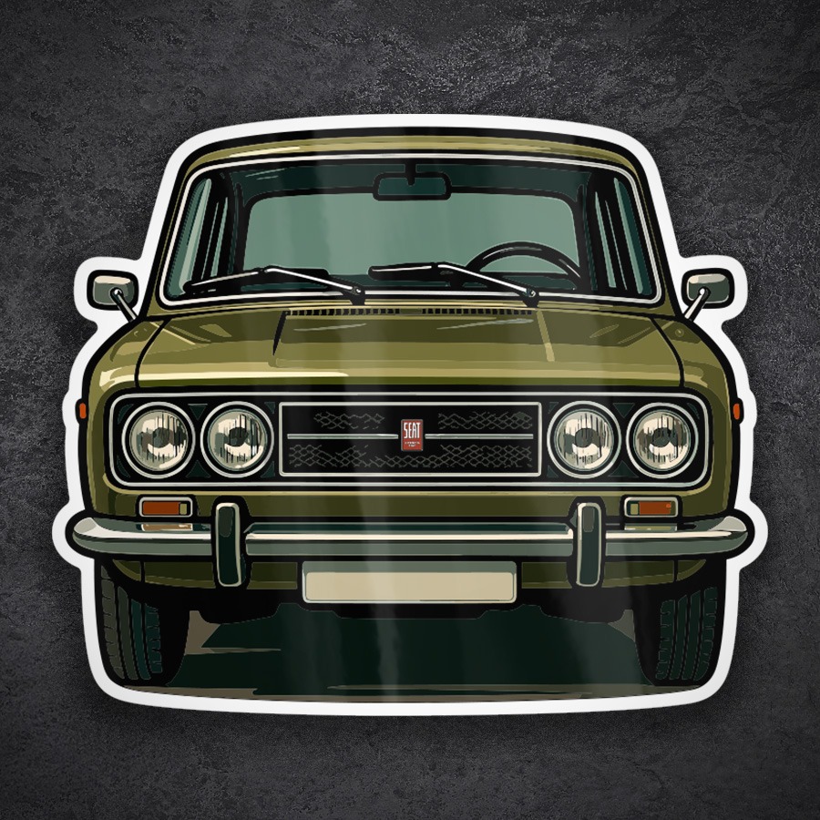 Pegatinas: Coche SEAT 124