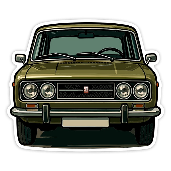 Pegatinas: Coche SEAT 124
