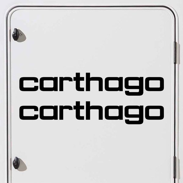 Vinilos autocaravanas: Carthago 2