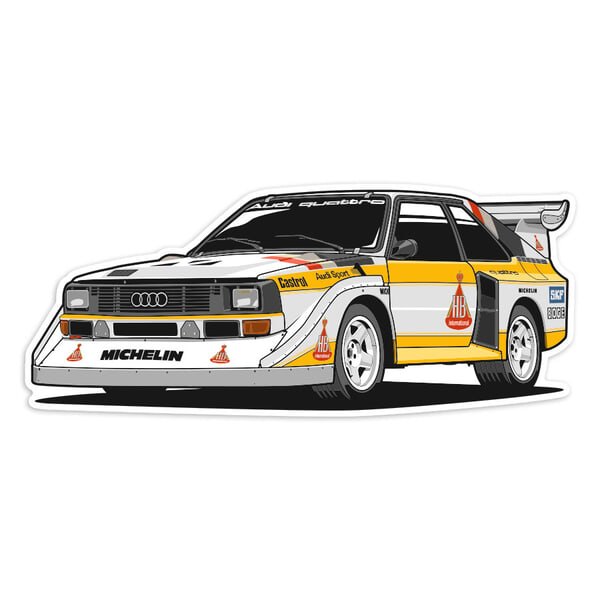 Pegatinas: Audi Quattro S1 Grupo B