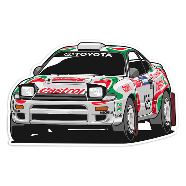 Pegatinas: Toyota Celica ST185 Castrol