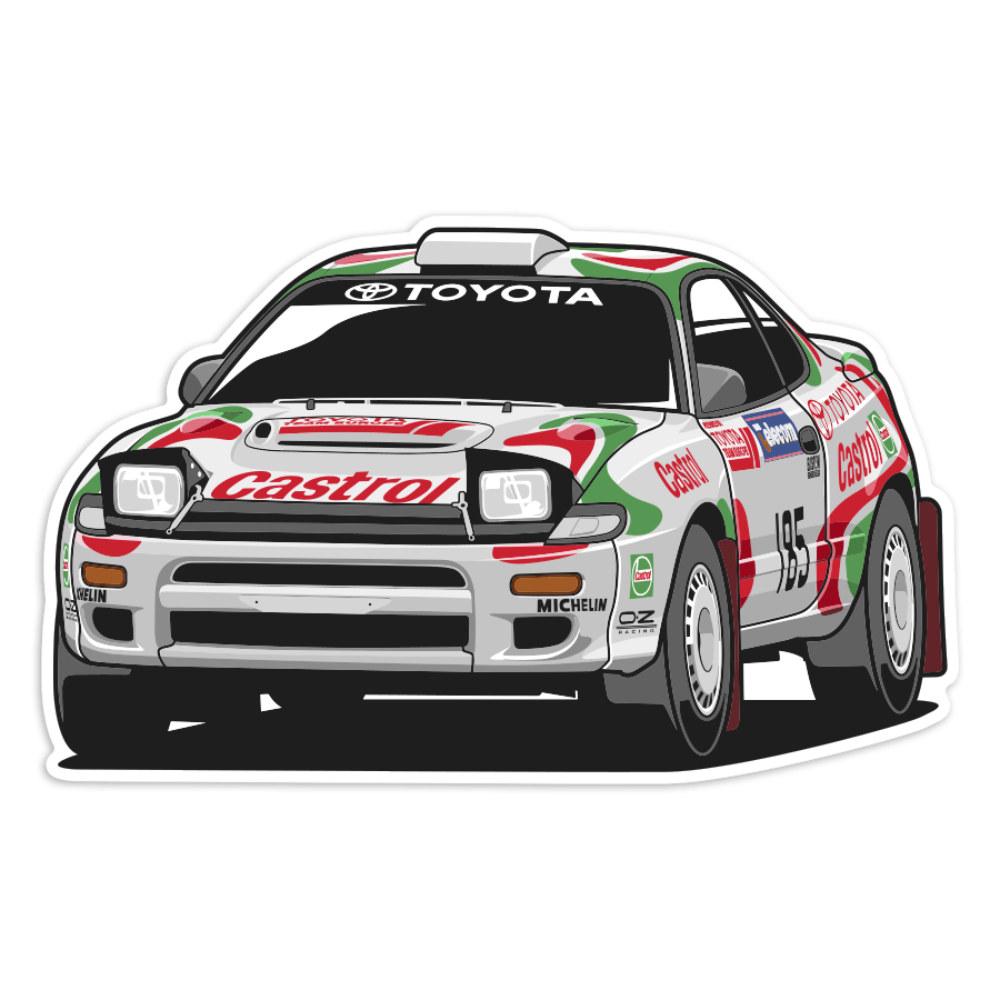 Pegatinas: Toyota Celica ST185 Castrol