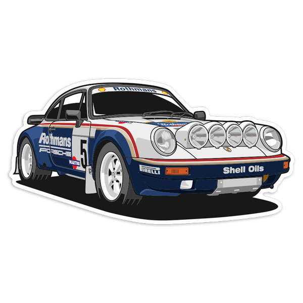 Pegatinas: Porsche 911 Rothmans