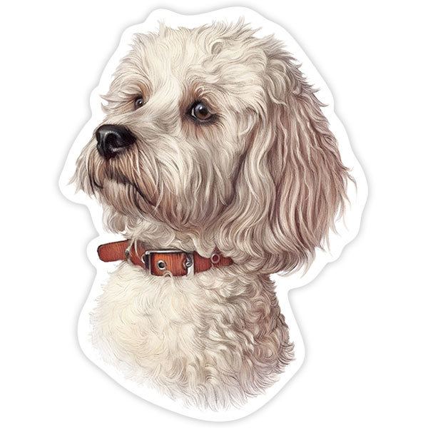 Pegatinas: Bichón Maltés