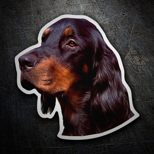 Pegatinas: Gordon Setter