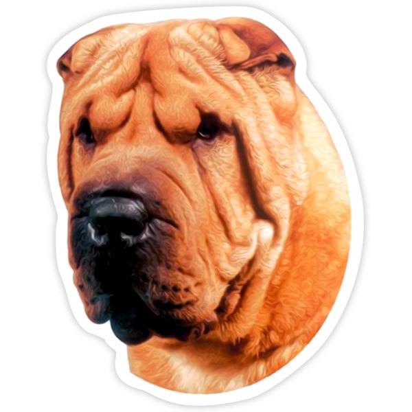 Pegatinas: Shar Pei