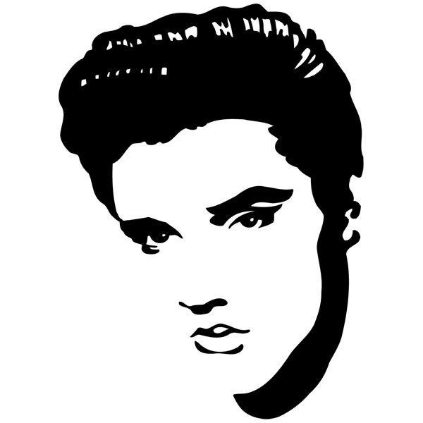 Vinilos Decorativos: Elvis Presley Retrato