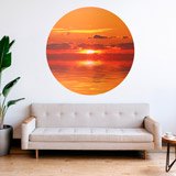Vinilos Decorativos: Atardecer en el Mar 3