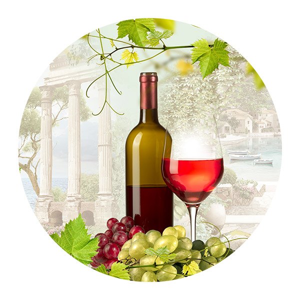 Vinilos Decorativos: Uvas y Vino