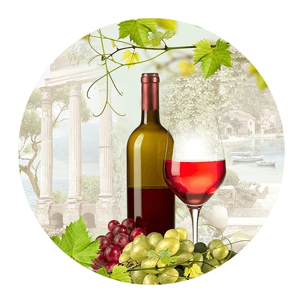 Vinilos Decorativos: Uvas y Vino