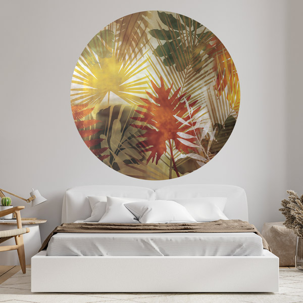 Vinilos Decorativos: Hojas de Palmera de Colores