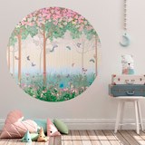 Vinilos Decorativos: Bosque en Primavera 3