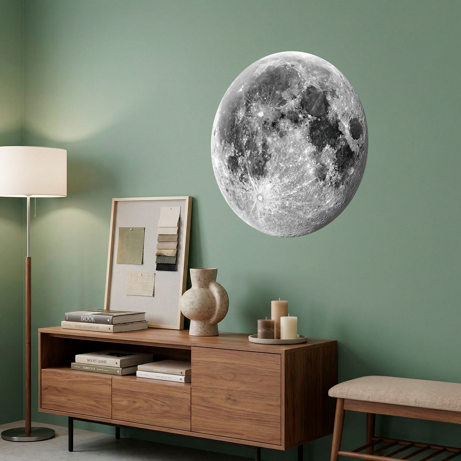 Vinilos Decorativos: Luna Llena