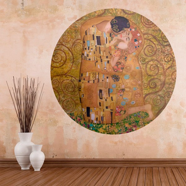Vinilos Decorativos: El Beso de Klimt 1