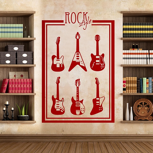 Vinilos Decorativos: Rock Style