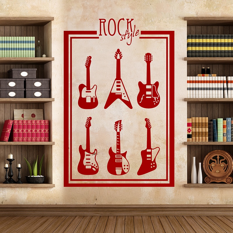 Vinilos Decorativos: Rock Style