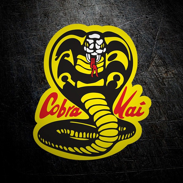 Pegatinas: Cobra Amarillo y Negro