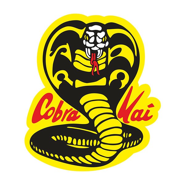 Pegatinas: Cobra Amarillo y Negro