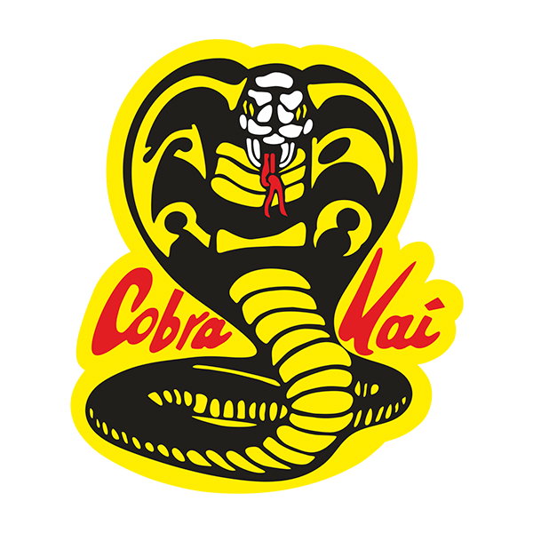 Pegatinas: Cobra Amarillo y Negro 0