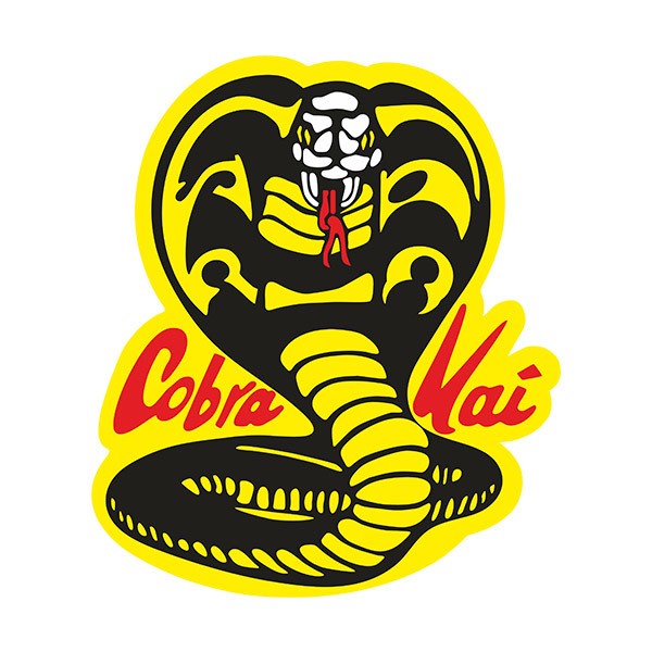 Vinilos Decorativos: Cobra Kai Amarillo