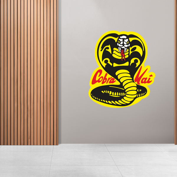 Vinilos Decorativos: Cobra Kai Amarillo