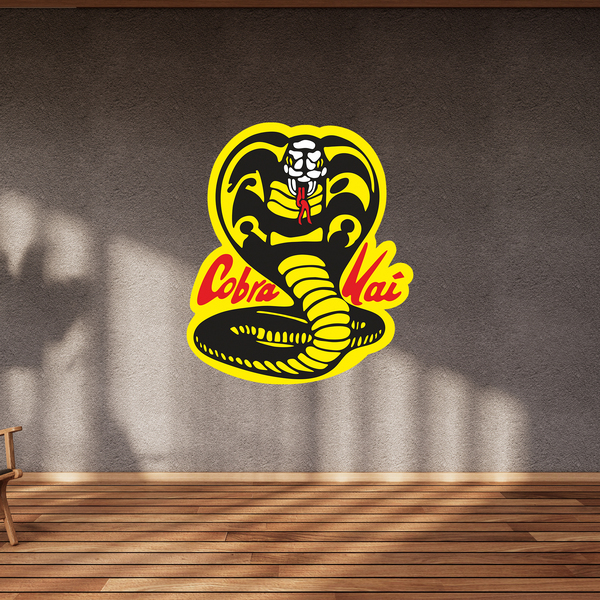 Vinilos Decorativos: Cobra Kai Amarillo