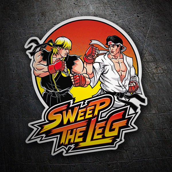 Pegatinas: Cobra Kai Street Fighter