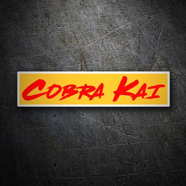 Pegatinas: Cobra Kai Rojo