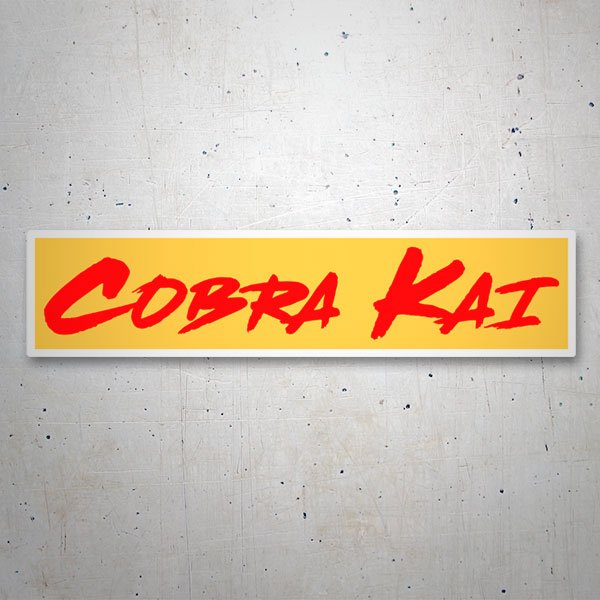 Pegatinas: Cobra Kai Rojo